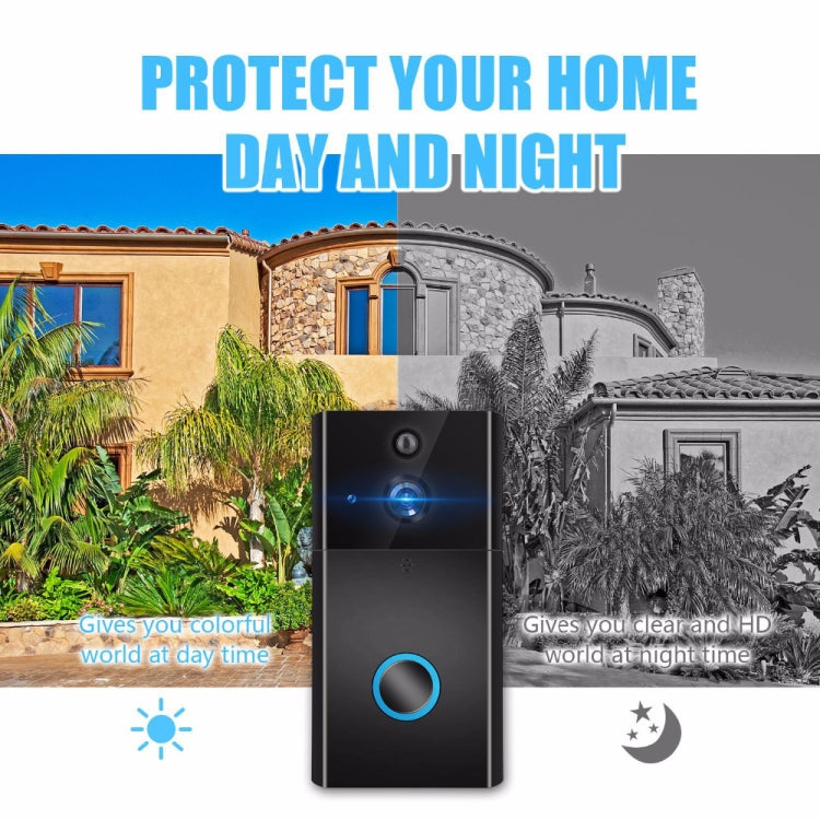 VESAFE HD 720P Security Camera Smart WiFi Video Doorbell Intercom, Support TF Card & Infrared Night Vision & Motion Detection App for IOS and Android, VS-A5 Black, VS-A4 Silver VESAFE HD 720P Security Camera Smart WiFi Video Doorbell Intercom, Support TF Card & Infrared Night Vision & Motion Detection App for IOS and Android, VS-A5 Black, VS-A4 Silver